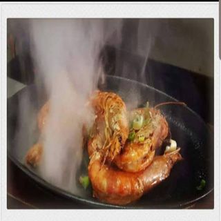 Langostinos A La Plancha Con Ajo