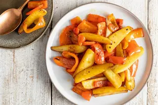 Patate con peperoni