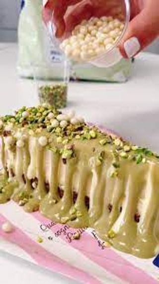 Cheesecake al Galak e pistacchio