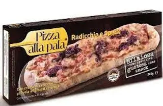 Pizza alla pala radicchio e speck
