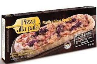 Pizza alla pala radicchio e speck