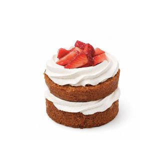 Mini Tarta de Vainilla y Fresas Vegana