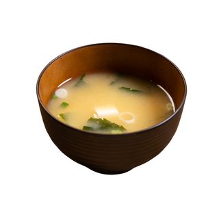 Zupa miso z łososiem