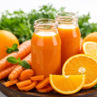 Jus De Carrotte A Base D'orange
