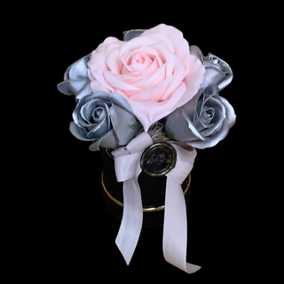 Silver roses&pink