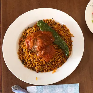 Riz au Boeuf 