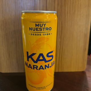 KAS Naranja Zero Refresco con gas sabor Naranja sin Azúcar Lata 330ml