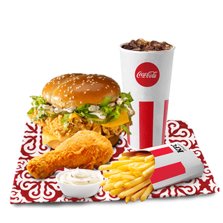 Сандерс бургер Комбо