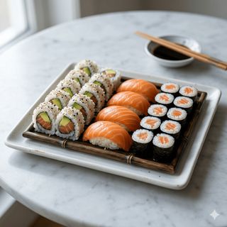 Bandeja De Salmón A 18 Uds.
