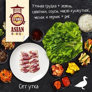 Сет утка - Утиная грудка в нарезке слайсами