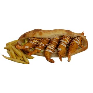 Сандвич с хрупкави скариди