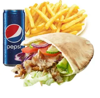 Menú Pita Kebab De Pollo