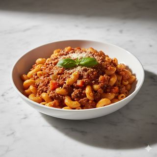 Macarrones Boloñesa