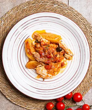 Filetto di pesce alla ligure - PASTO BILANCIATO