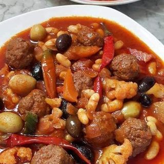 Loubya k3aber( boule de viande hachée) et variante 