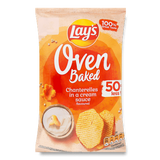 Чипси Lay's Oven Baked зі смаком лисичок у сметані (110г)