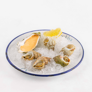 Морські равлики булоти з соусом та лимоном (5шт)