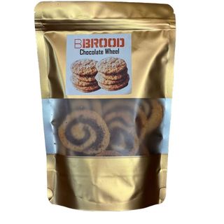 Chocolate Wheel Cookies