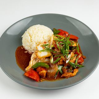 Курица с овощами