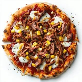 PIZZA PULLED PORK (BARBACOA)