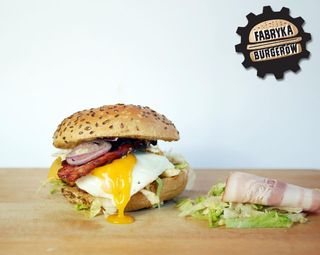 Burger Jajo-boczek