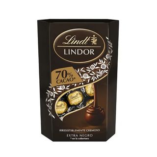 Bombones de Chocolate Extra Negro 70% Lindt Lindor 200 Gr.