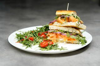 Focaccia con Salmone Affumicato 350gr