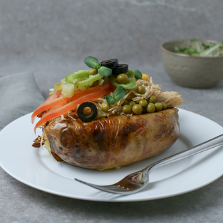 Լցոնած կարտոֆիլ հավի կրծքամսով