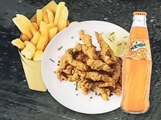 Meniu pui shanghai pentru copii + Mirinda