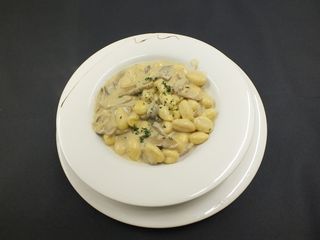Gnocchi con hongos
