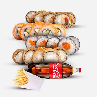 Сет 9 + Coca - Cola (32 шт.)