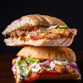 Mollete Genil -Estilo pollo