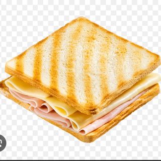 Toast prosciutto cotto e formaggio 