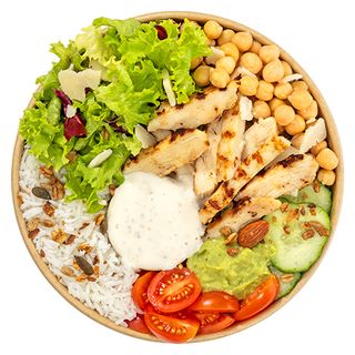 Chicken Avocado Salsa Bowl