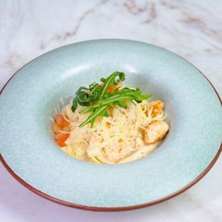 Паста с лососем