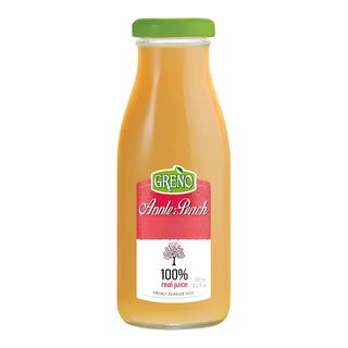 Сок Greno - Ябълка, Праскова и Кайсия 100% (250мл)