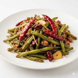 Fagiolini saltati 干煸四季豆