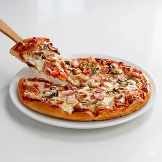 Pizza De Jamón Y Champiñón (20 Cm.)