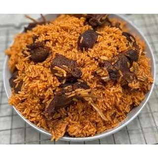 Goat meat pilau