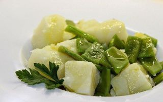 Guarnición De Judías Con Patatas