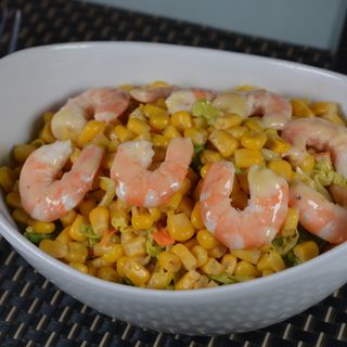 Salade Mais Aux Crevettes