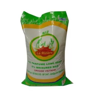 Riz Rizière Vietnamien Long Grain Parfumé - 22,5Kg