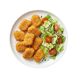 Plato con nuggets