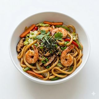 18.Yakiudon Con Gamba