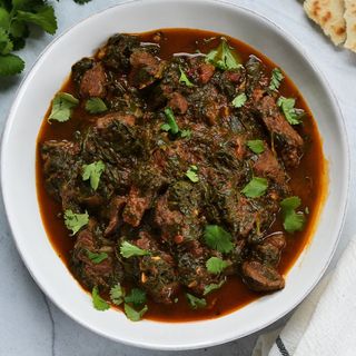Palak mutton o beef