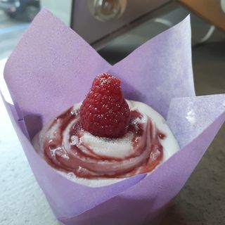 Cupcake pistacchio e lampone 