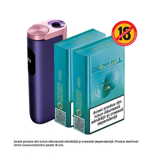 Starter Kit glo™ Hyper PRO Purple Sapphire + Dunhill designed for glo™ Emerald Tobacco