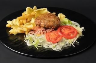 Hamburger 150 g a piatto