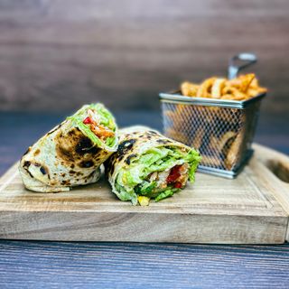 Crispy Wrap cu cartofi prăjiți