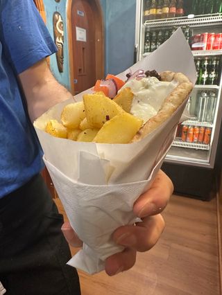 Pitta spiedino di agnello 